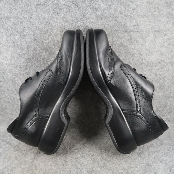 Dromedaris Shoes Womens 42 Oxford Hornbill Leather Wingtip Black Comfort Classic - Picture 10 of 13